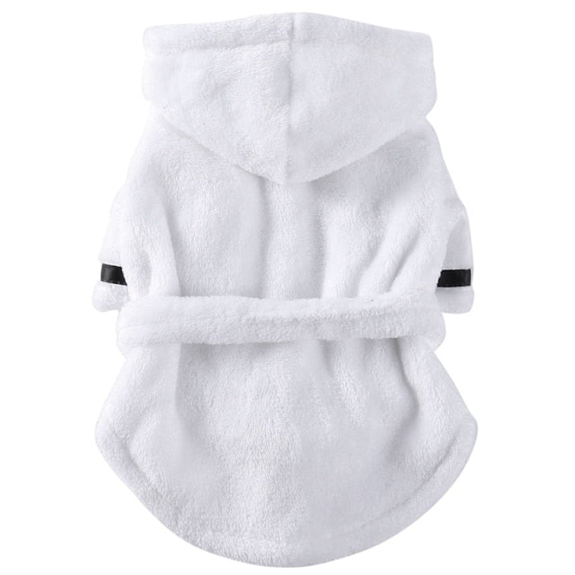 Luxury Soft Pet Dog Bathrobe with Hood - American Bark Bliss