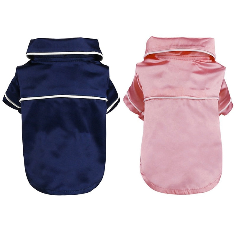 Soft Silk Dog Pajamas for Small to Medium Pets - American Bark Bliss