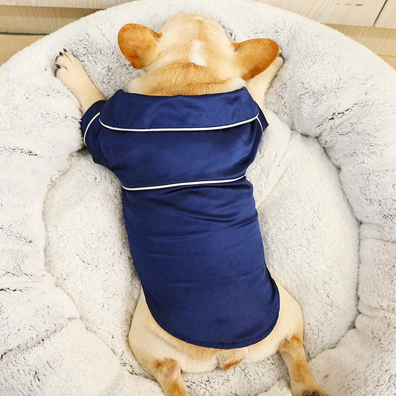 Soft Silk Dog Pajamas for Small to Medium Pets - American Bark Bliss