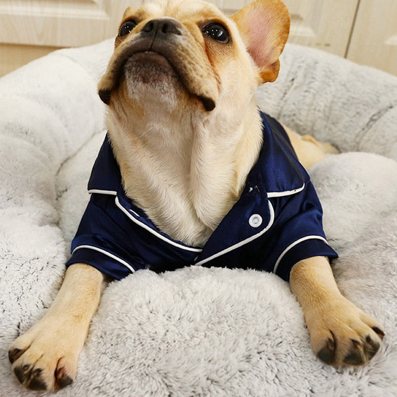 Soft Silk Dog Pajamas for Small to Medium Pets - American Bark Bliss