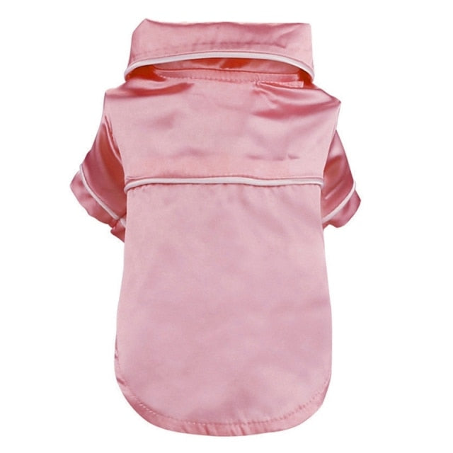 Soft Silk Dog Pajamas for Small to Medium Pets - American Bark Bliss