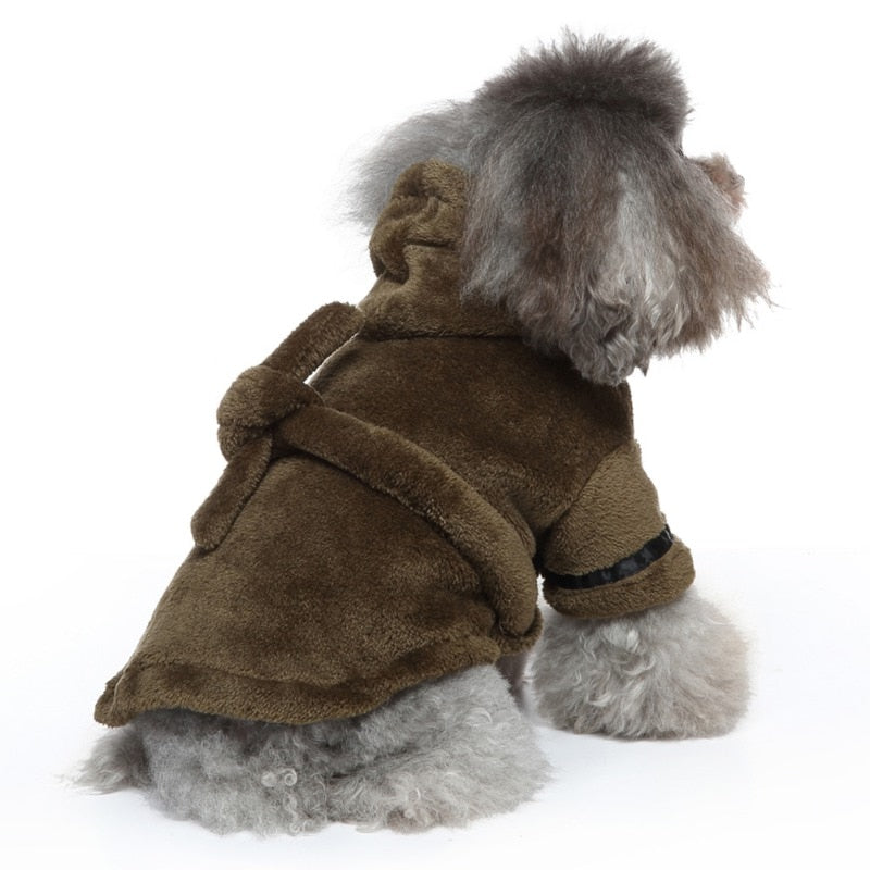 Luxury Soft Pet Dog Bathrobe with Hood - American Bark Bliss