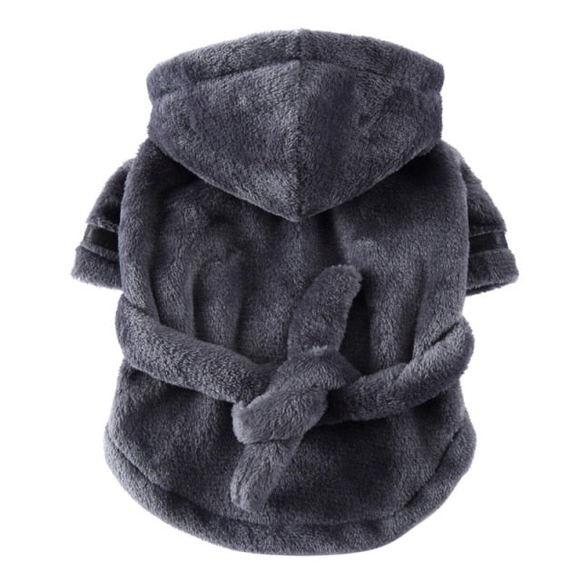 Luxury Soft Pet Dog Bathrobe with Hood - American Bark Bliss