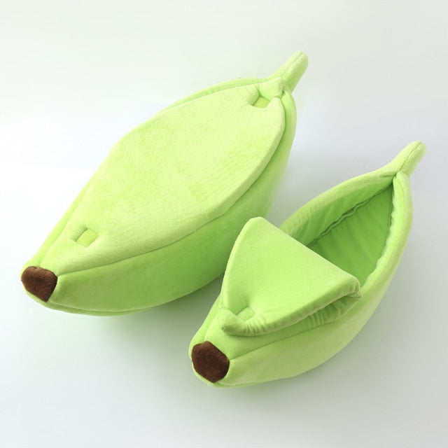 Banana Cat Dog Pet Bed for Pets - American Bark Bliss