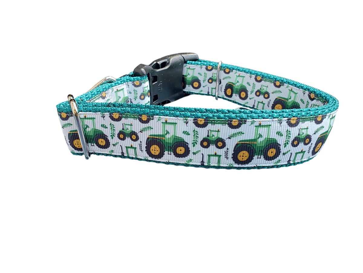 Tractors Nylon Dog Collar - American Bark Bliss