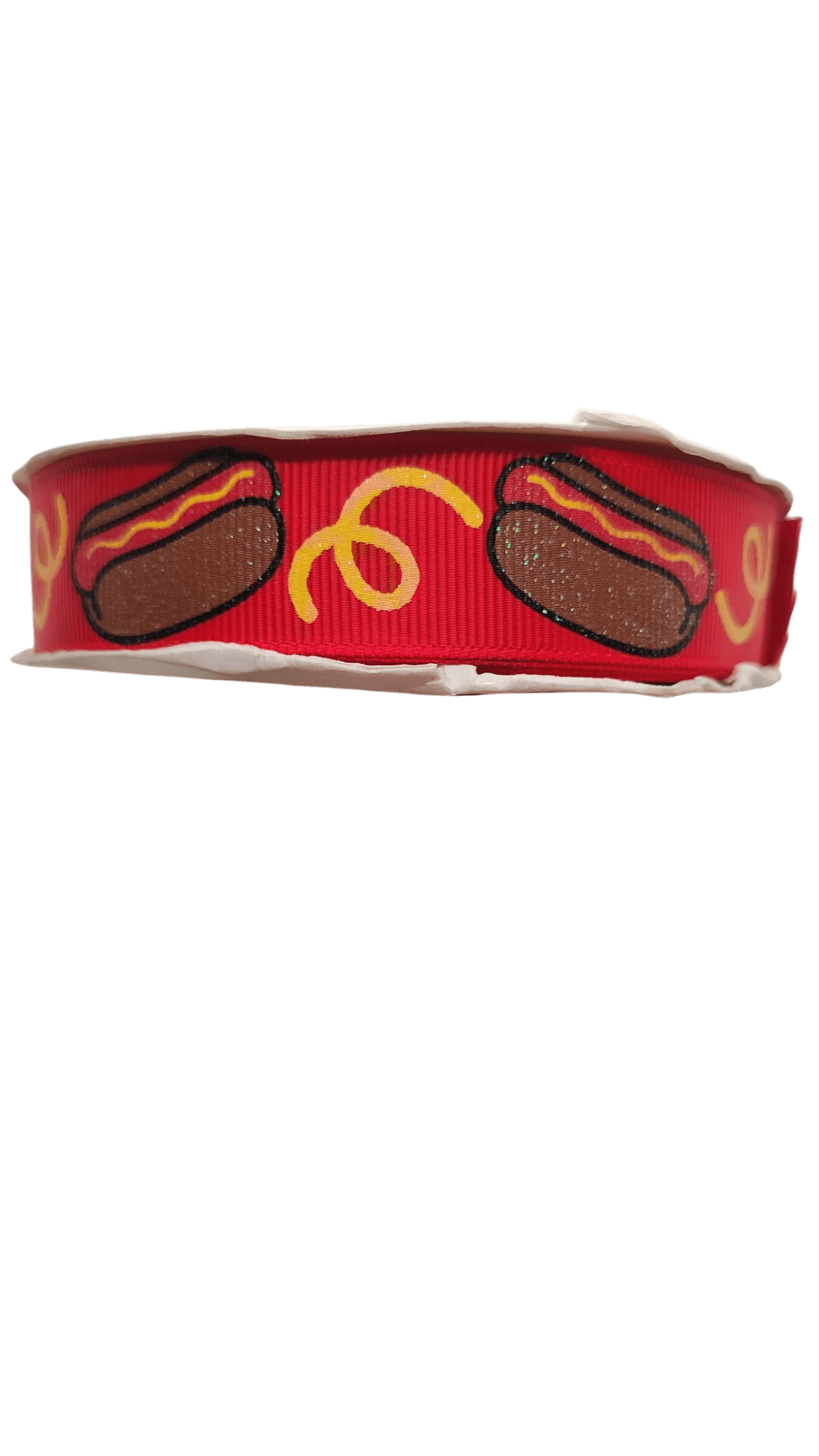 Hot Dogs Nylon Dog Collar - American Bark Bliss