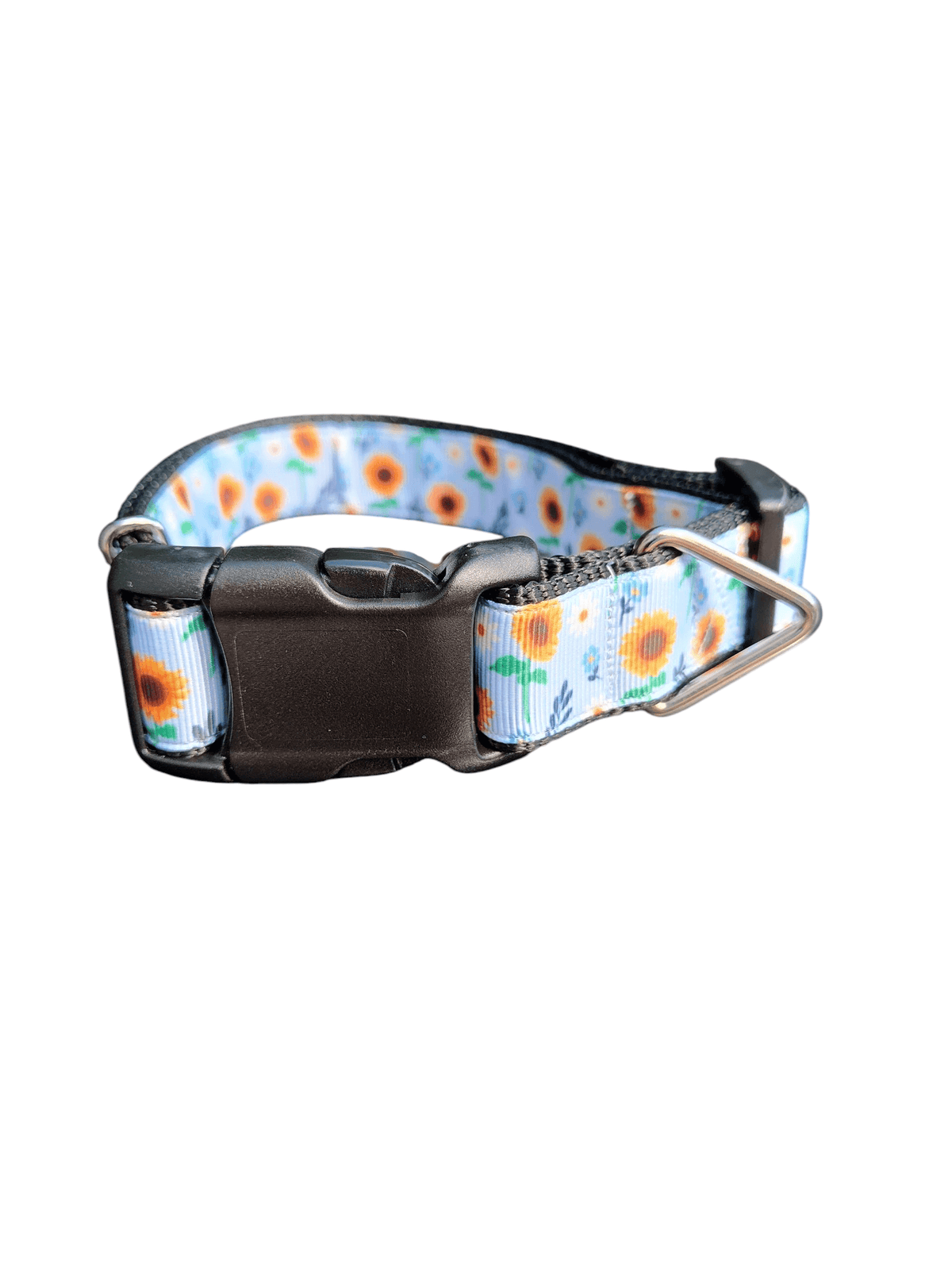 Pretty Flowers Nylon Dog Collar - American Bark Bliss