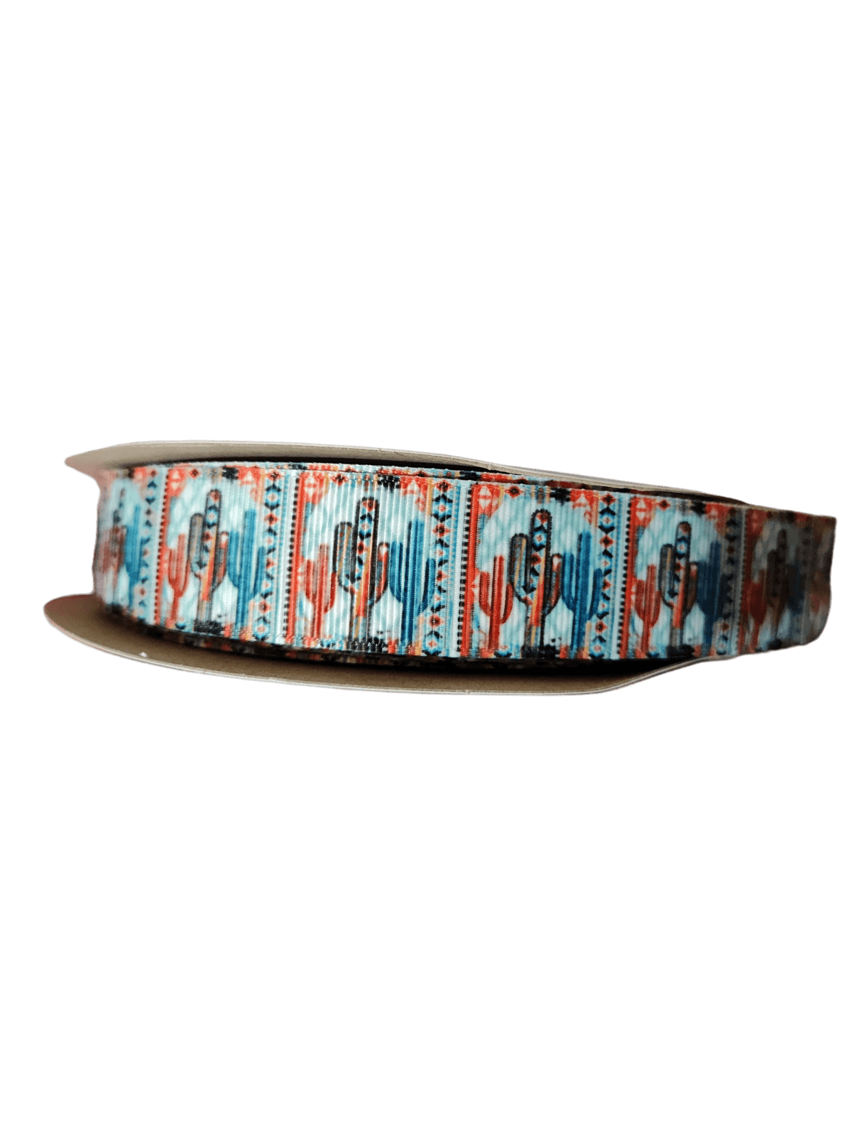 Western Cacti Nylon Dog Collar 1 Inch Heavy Duty Upgrades - American Bark Bliss