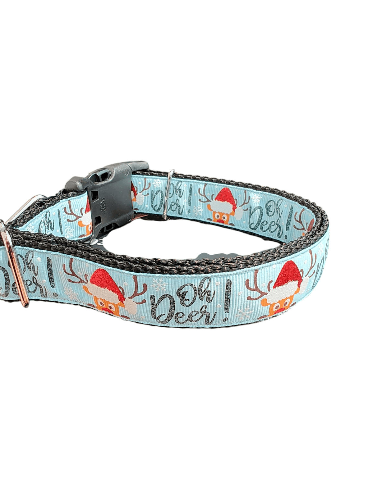 Oh Deer! Nylon Dog Collar - American Bark Bliss