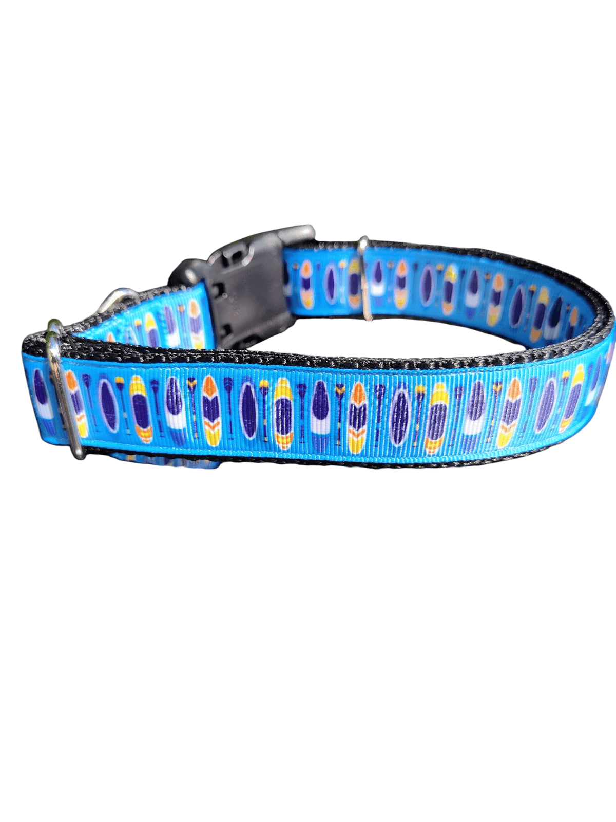 Paddle Boards Nylon Dog Collar - American Bark Bliss