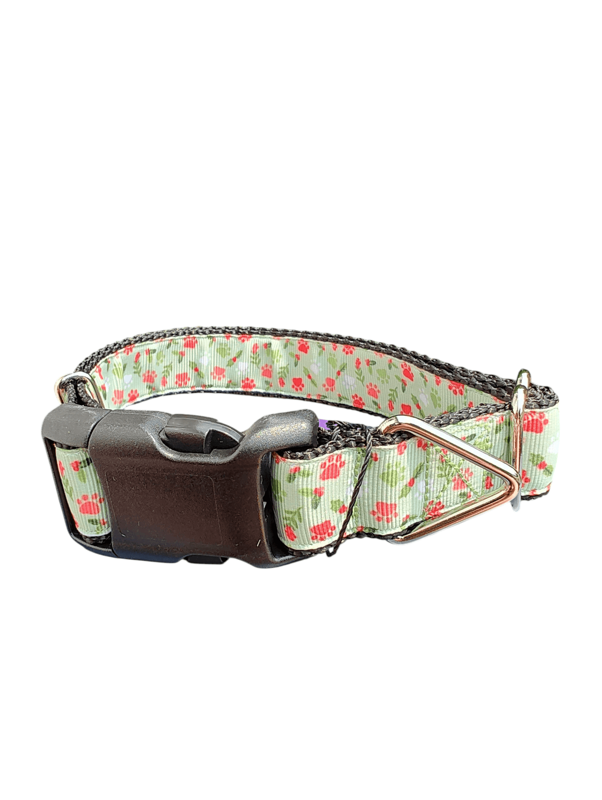 Holly And Ivy Paws Nylon Dog Collar - American Bark Bliss