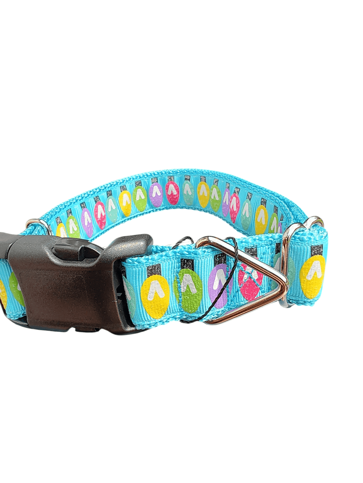 Holiday Lights Nylon Dog Collar - American Bark Bliss