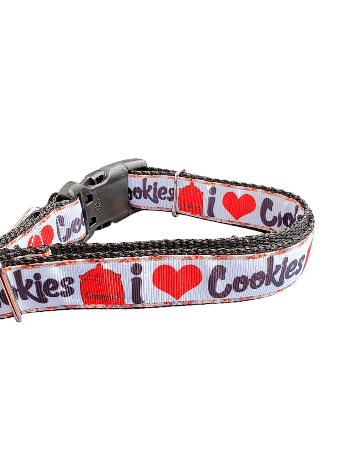 I Heart Cookies Nylon Dog Collar - American Bark Bliss