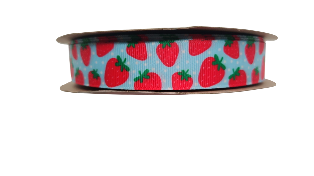 Strawberries Nylon Dog Collar - American Bark Bliss