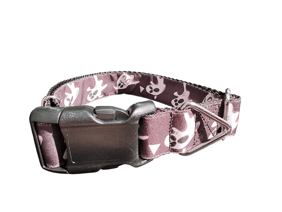 Moody Ghosts Nylon Dog Collar - American Bark Bliss