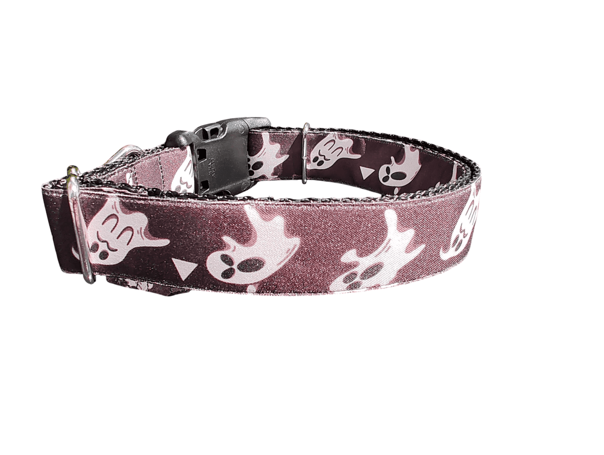 Moody Ghosts Nylon Dog Collar - American Bark Bliss