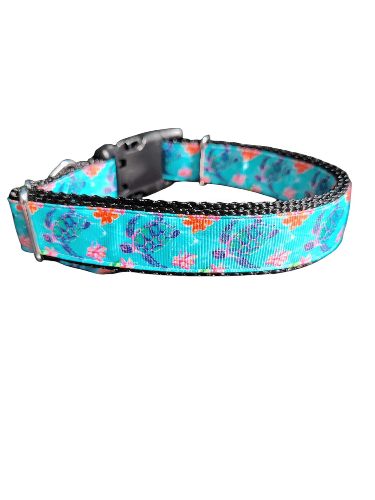 Sea Turtles Nylon Dog Collar - American Bark Bliss
