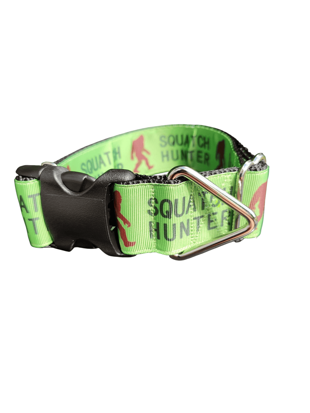 1.5" Wide Squatch Hunter Nylon Dog Collar - American Bark Bliss