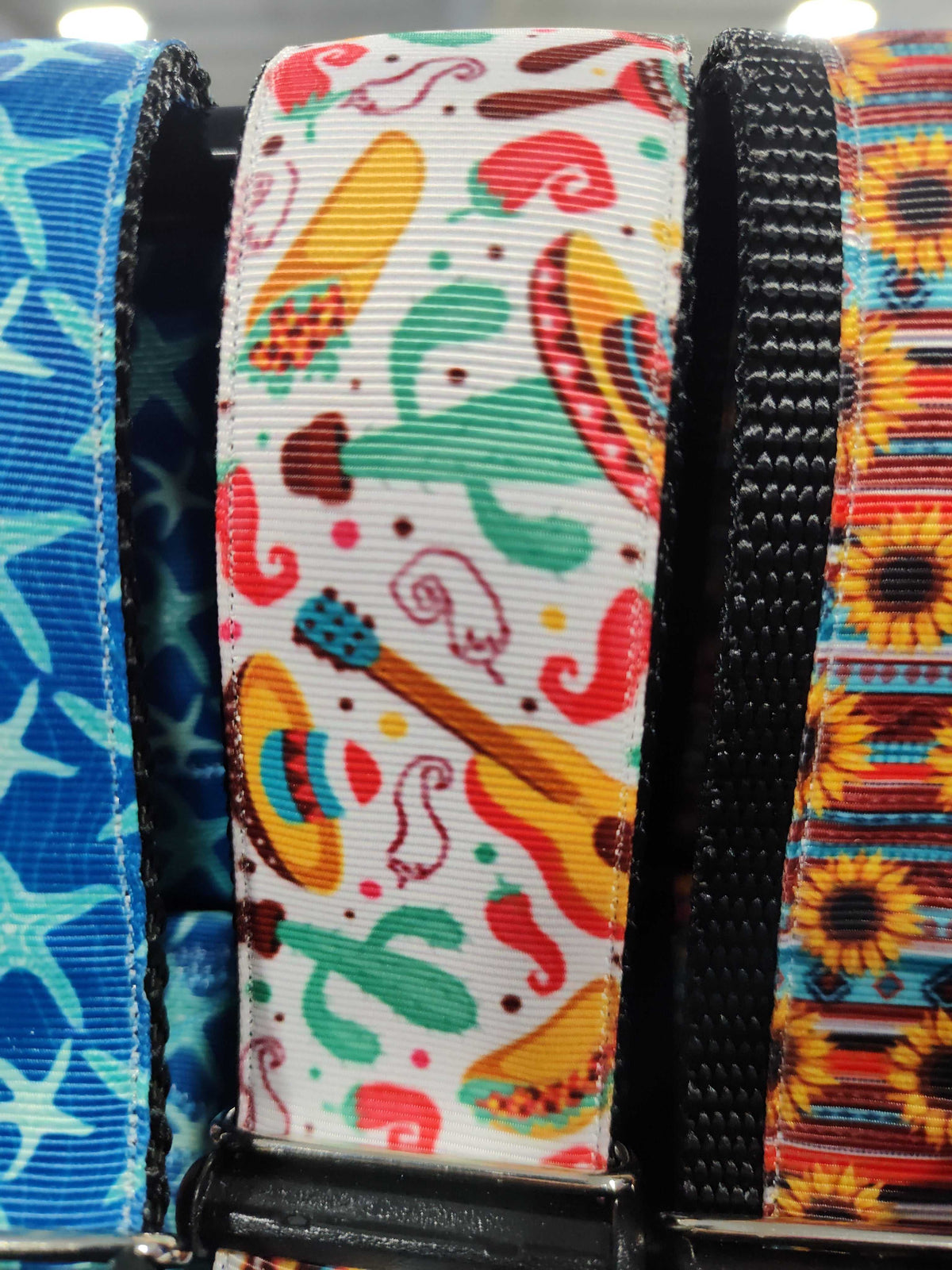 1.5" Wide Fiesta Nylon Dog Collar - American Bark Bliss