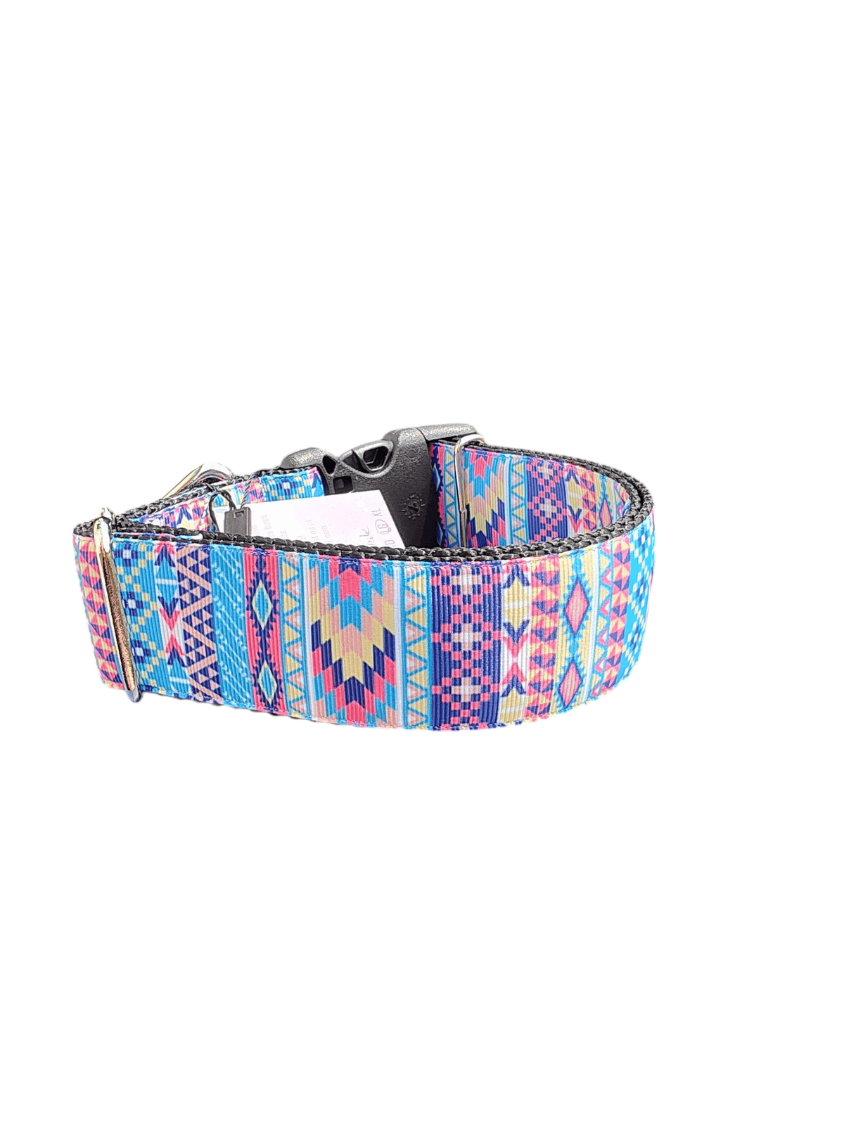 1.5" Wide Aztec Tribal Nylon Dog Collar - American Bark Bliss