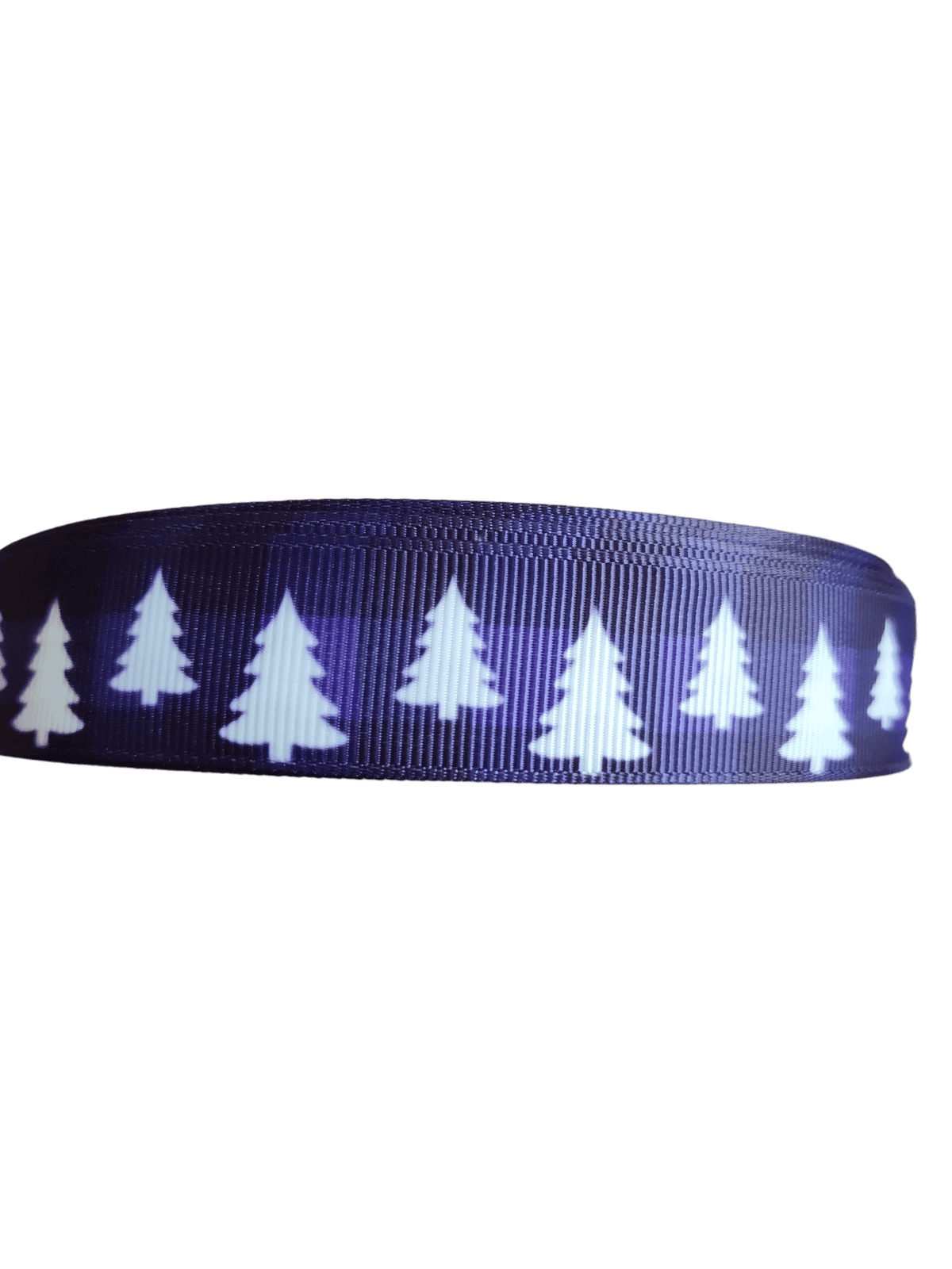Purple Plaid Trees Adjustable Nylon Dog Collar For Medium Large And XL Dogs - American Bark Bliss