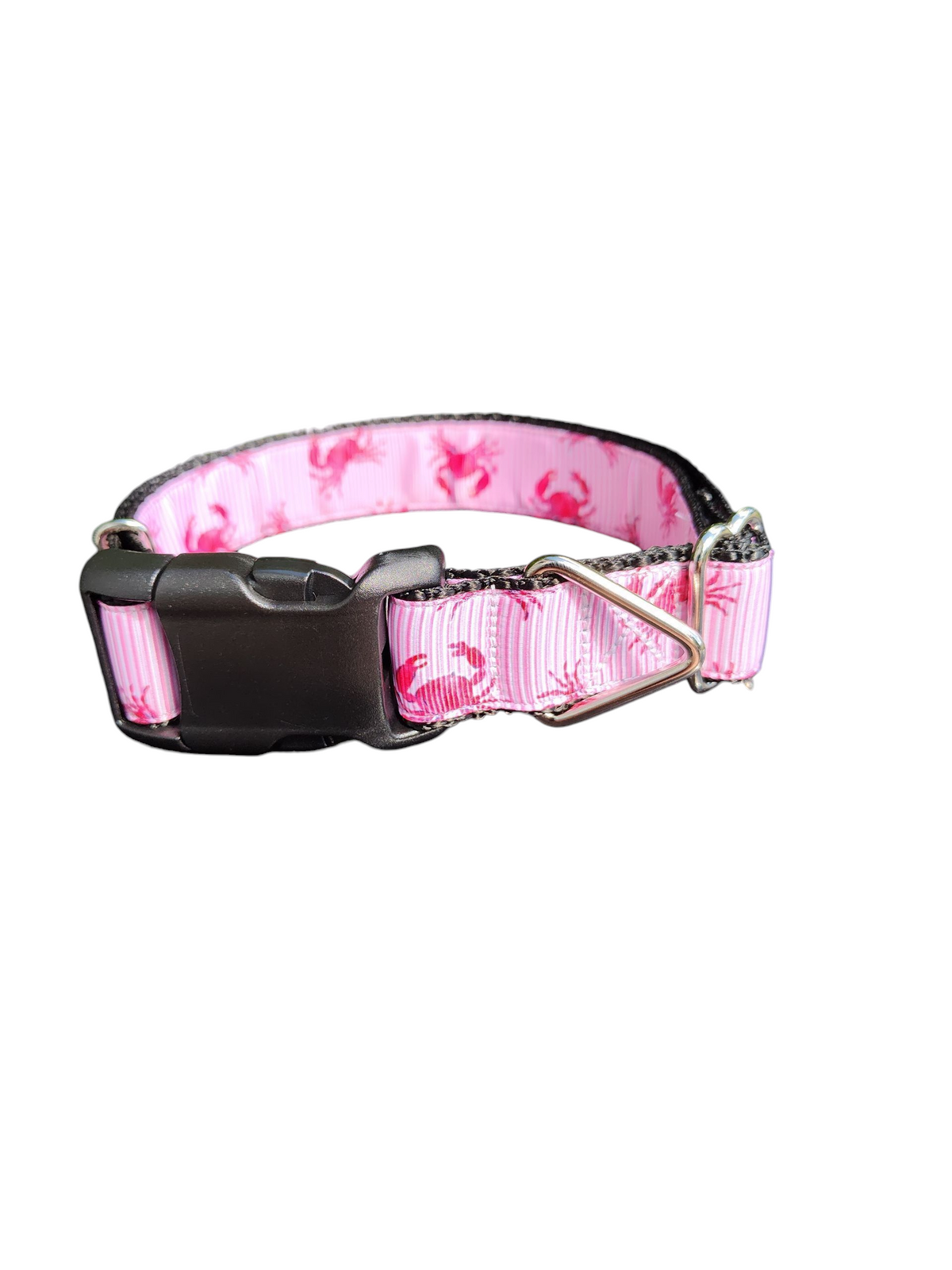 Red Crabs Nylon Dog Collar - American Bark Bliss