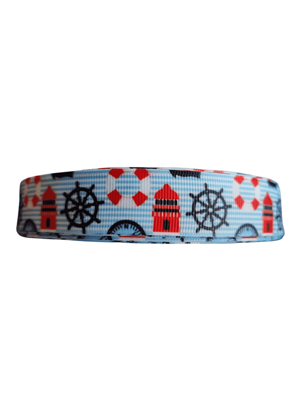 Lighthouse Nylon Dog Collar - American Bark Bliss