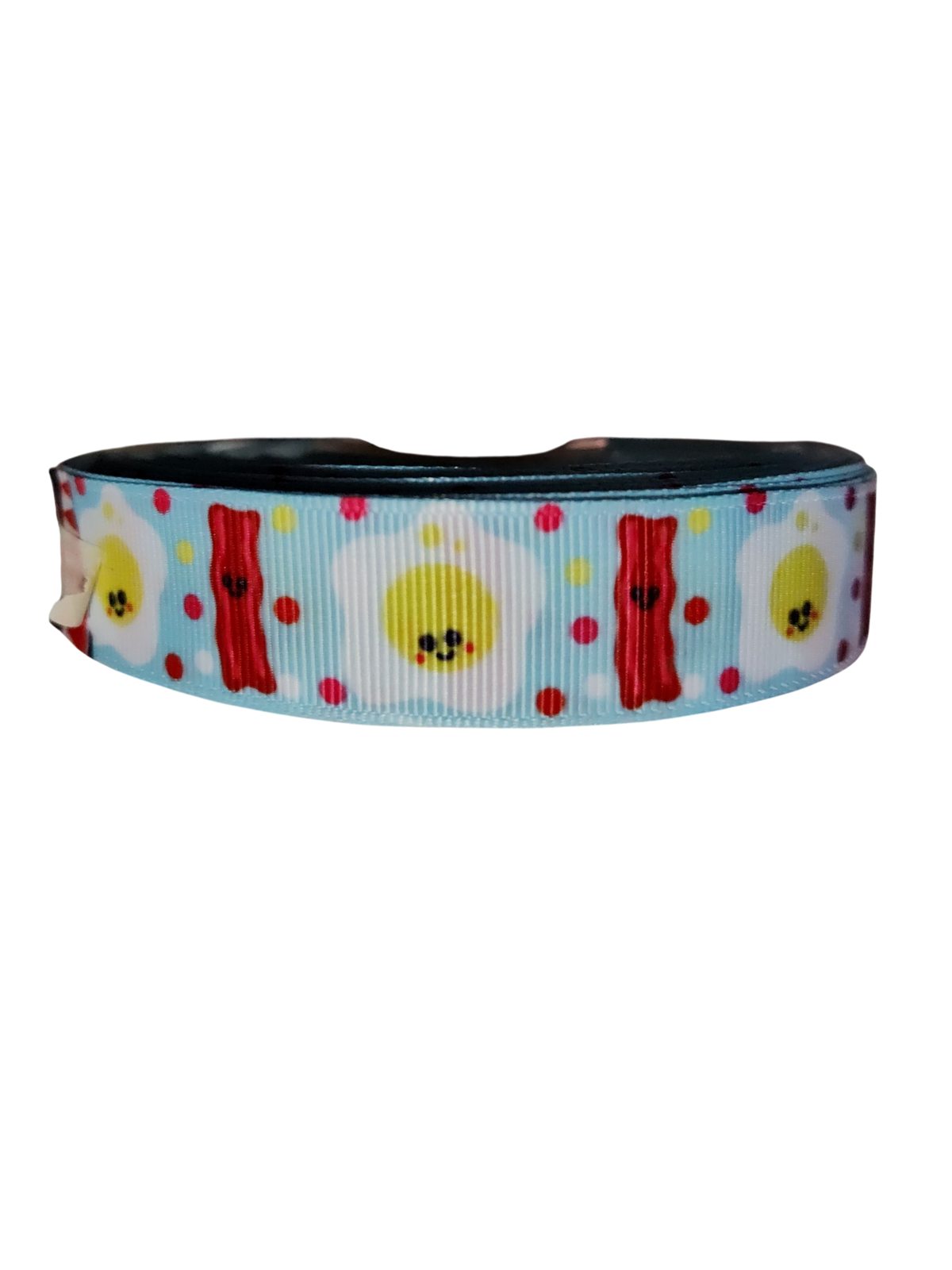 Bacon & Eggs Nylon Dog Collar
