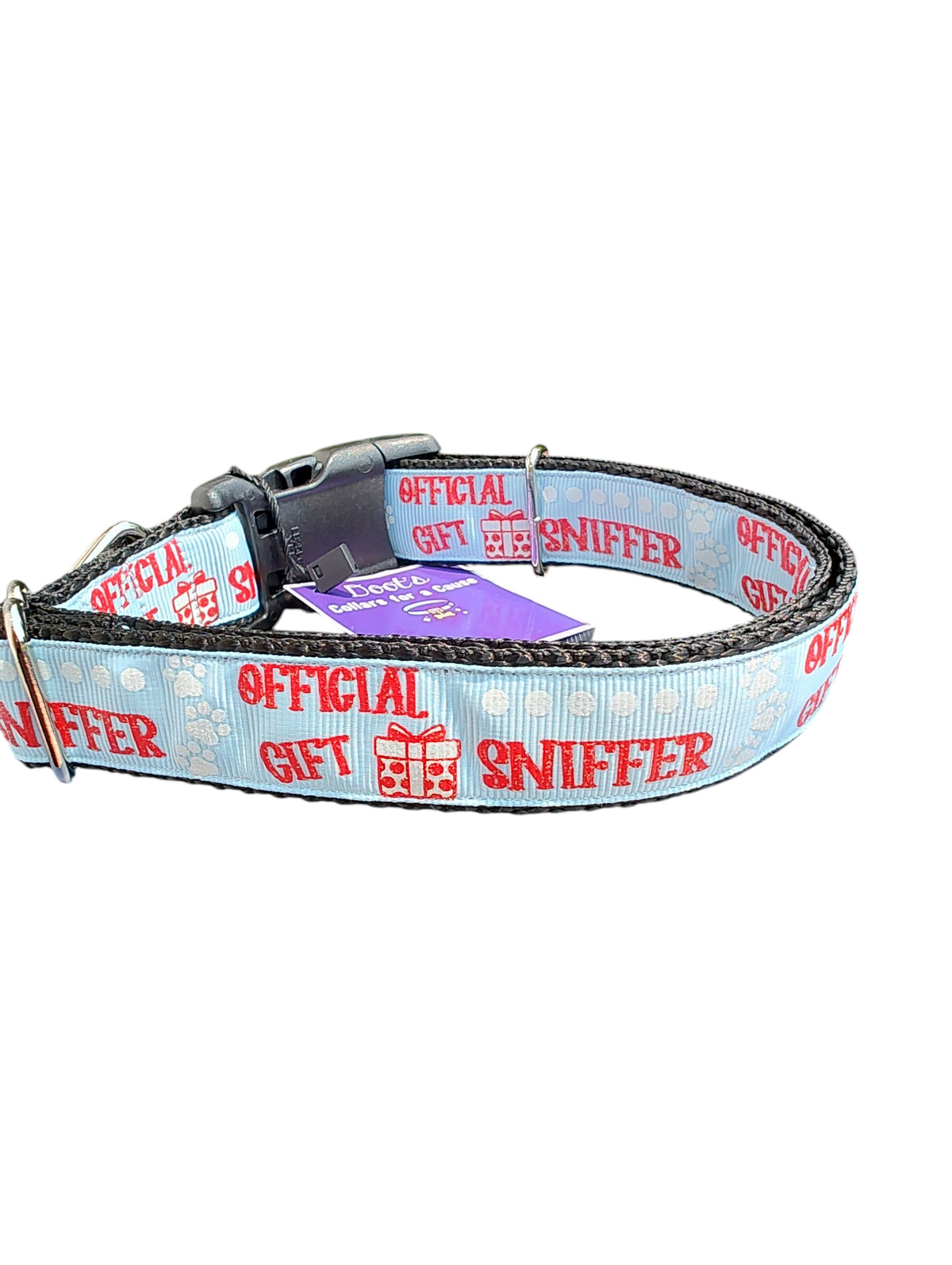Official Gift Sniffer Nylon Dog Collar - American Bark Bliss