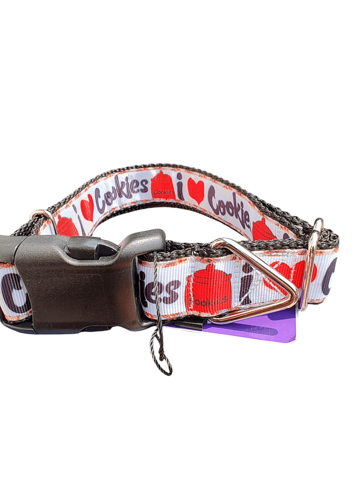 I Heart Cookies Nylon Dog Collar - American Bark Bliss