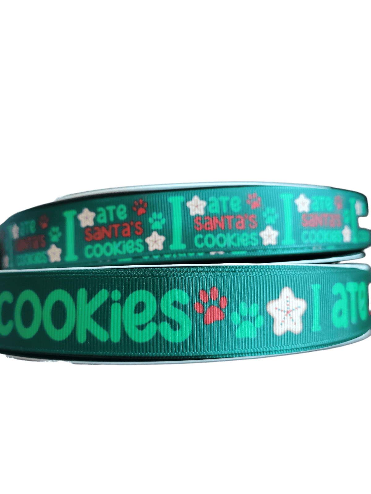 I ate Santa's Cookies Nylon Dog Collar, Leash - American Bark Bliss