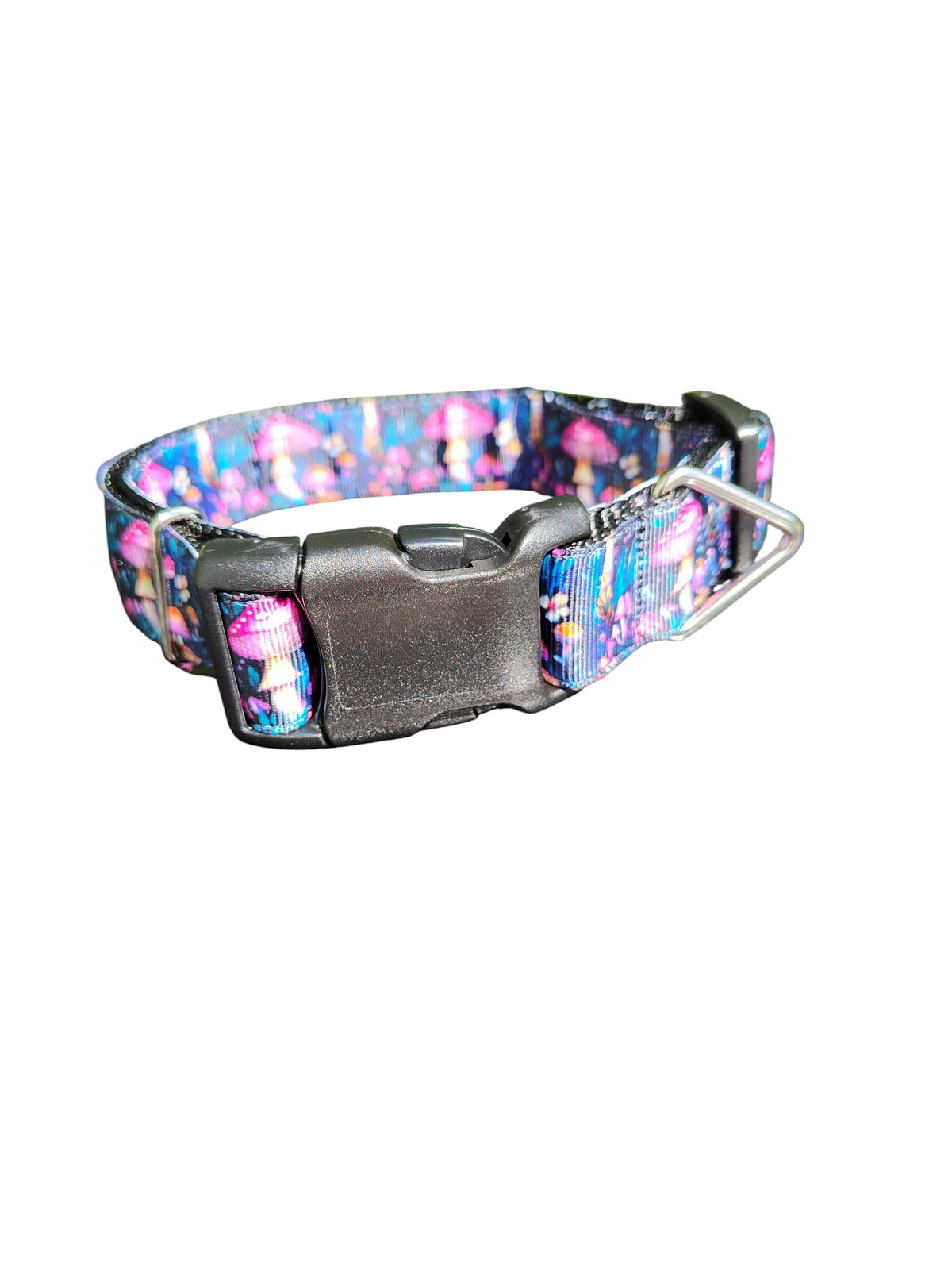 Mushroom Forest Nylon Dog Collar - American Bark Bliss