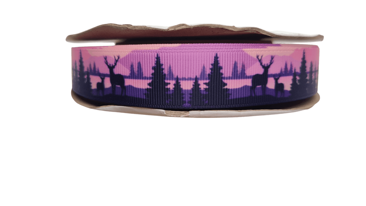 Deer in Nature Nylon Dog Collar - American Bark Bliss