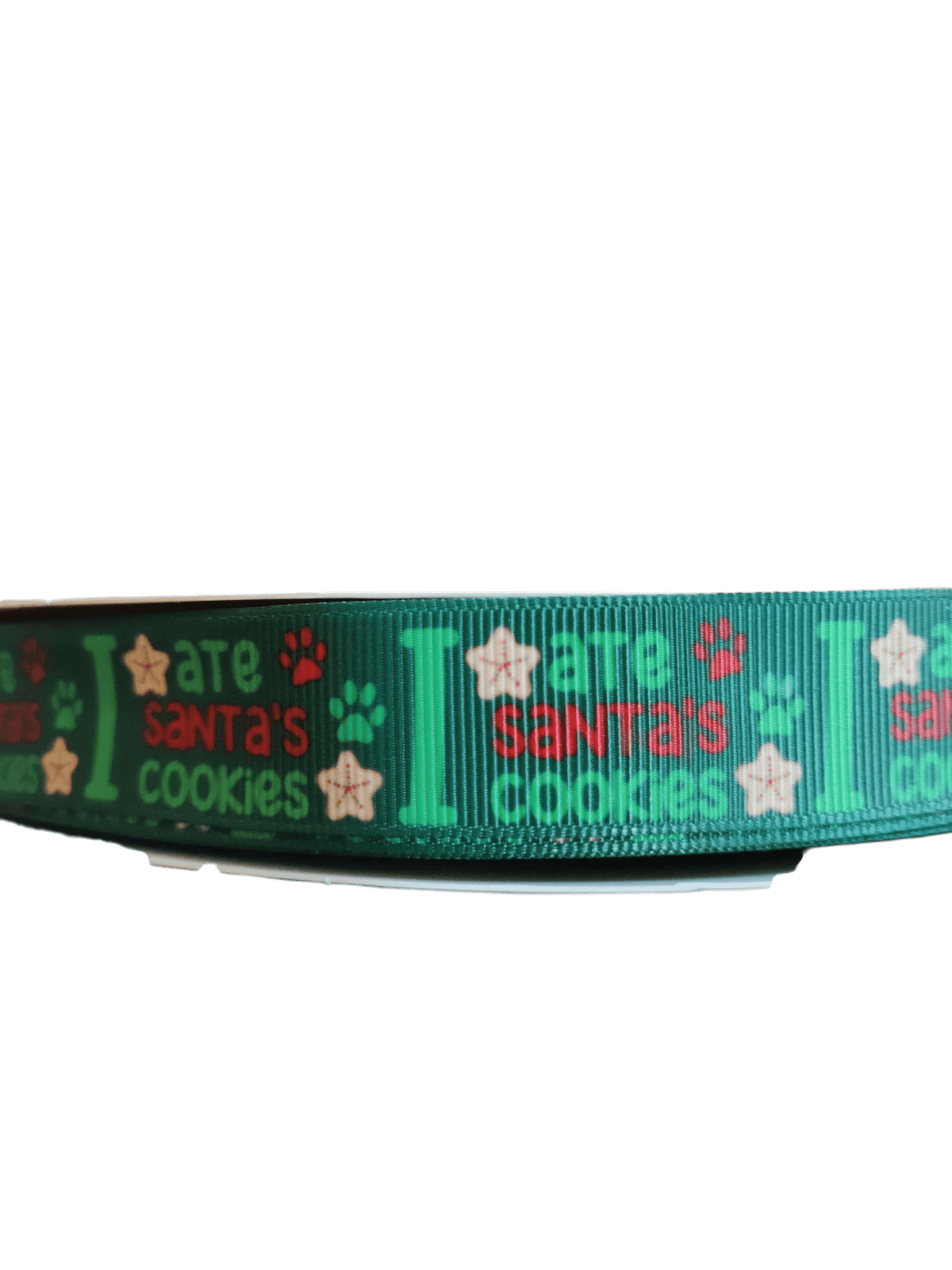 I ate Santa's Cookies Nylon Dog Collar, Leash - American Bark Bliss