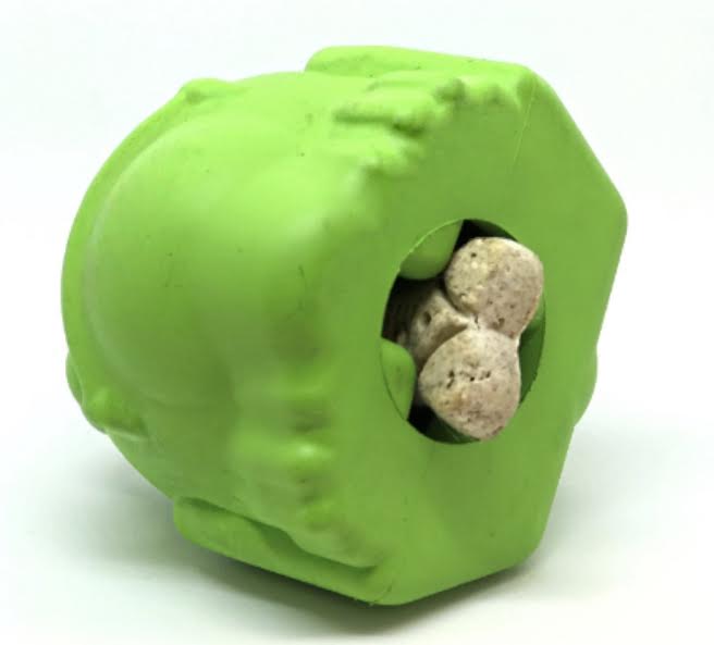 Bull Frog eDispenser Durable Rubber Chew Toy & Treat Dispenser - Large - American Bark Bliss