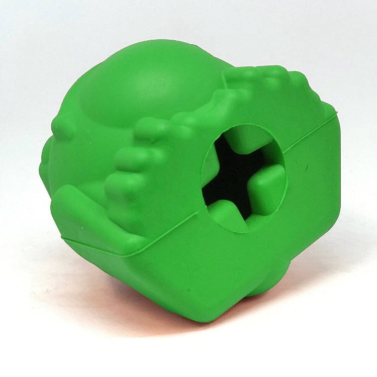 Bull Frog eDispenser Durable Rubber Chew Toy & Treat Dispenser - Large - American Bark Bliss