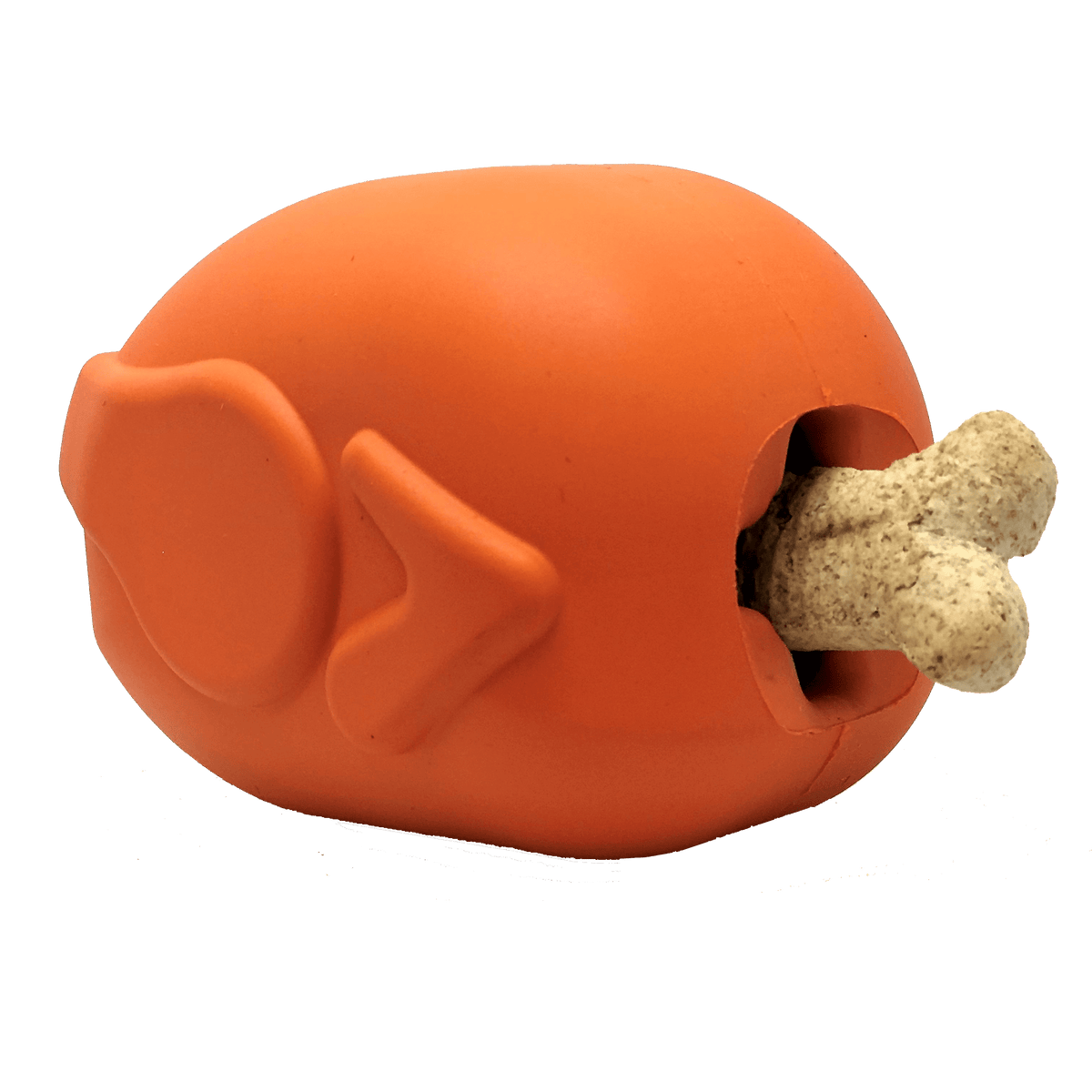 Roasted Turkey eDispenser Durable Rubber Chew Toy & Treat Dispenser - Large - 25% off! - American Bark Bliss