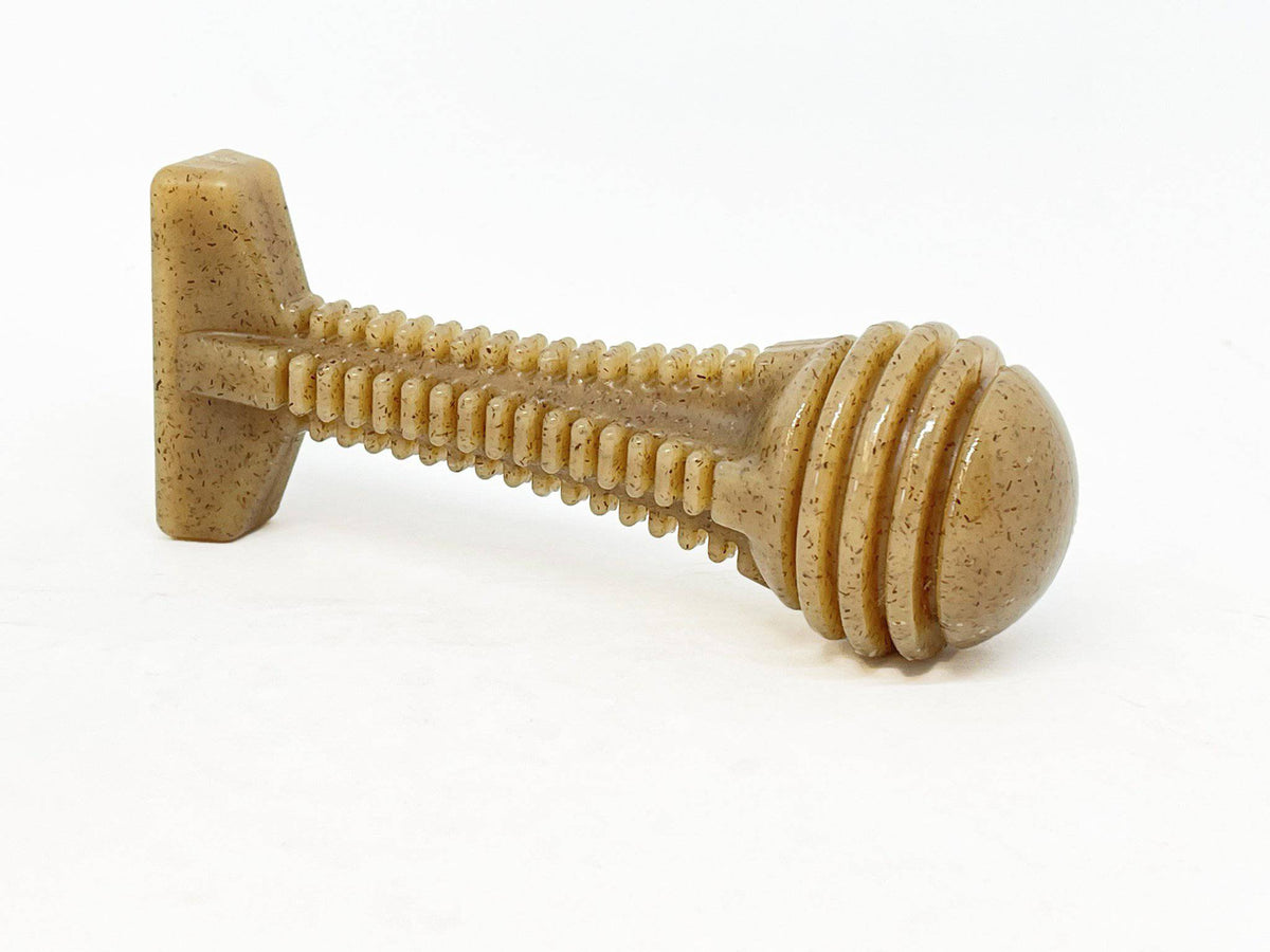 Honey Bone Dental Tower Nylon Chew Toy for Aggressive Chewers | USA Made - American Bark Bliss