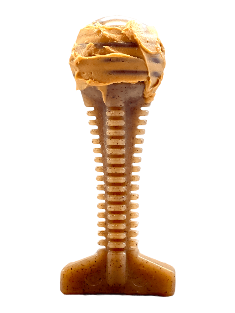 Honey Bone Dental Tower Nylon Chew Toy for Aggressive Chewers | USA Made - American Bark Bliss