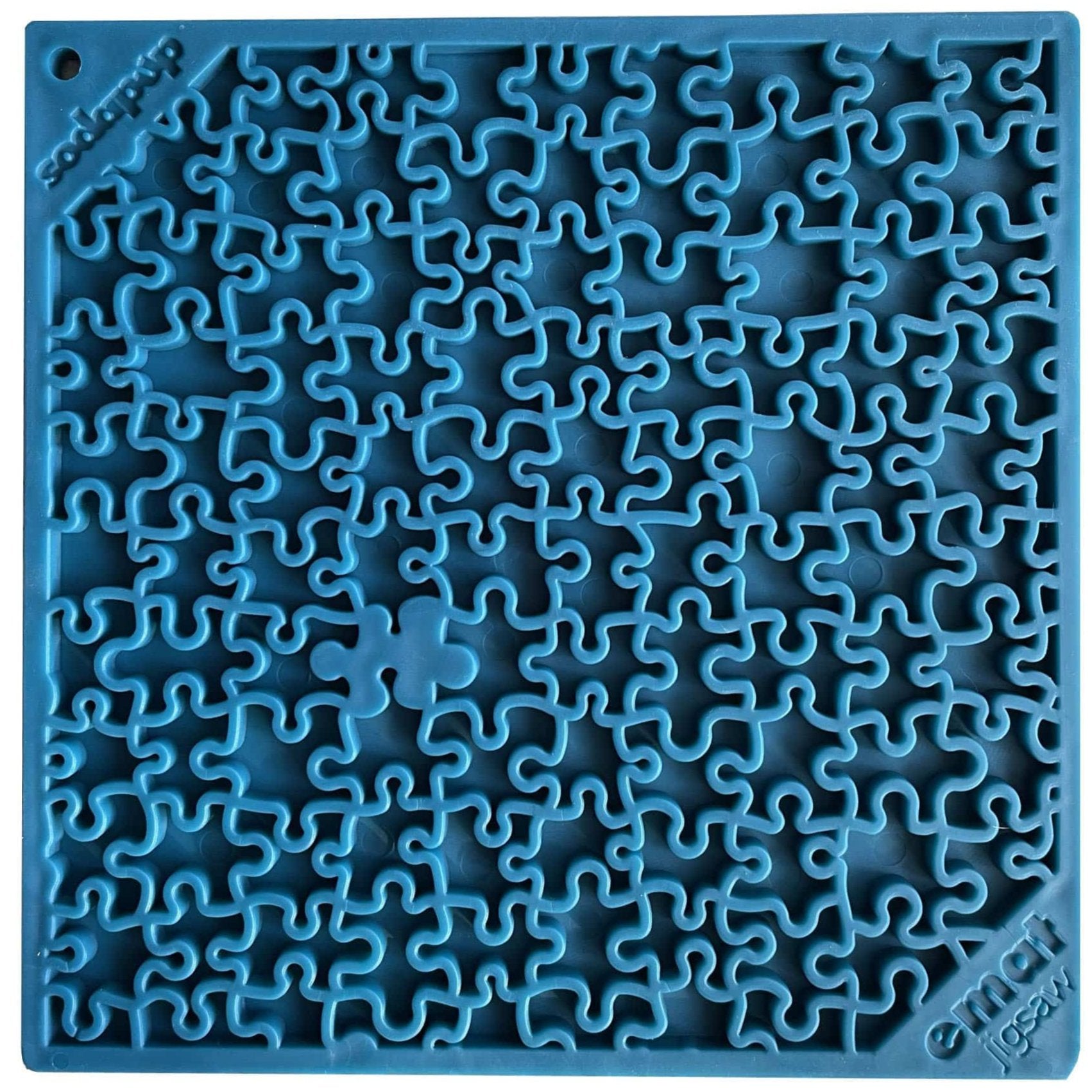 Jigsaw Puzzle eMat - Enrichment Lick Mat for Dogs and Cats | eMat Enrichment Toy for Anxiety Relief | USA Made - American Bark Bliss