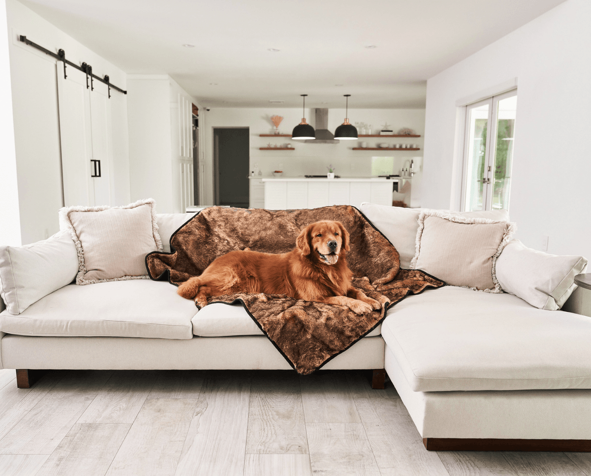 PupProtector™ Waterproof Dog Blanket - Sable Tan - American Bark Bliss