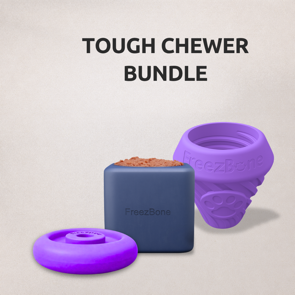 Tough Chewer Bundle - Extra-thick natural rubber for power chewers