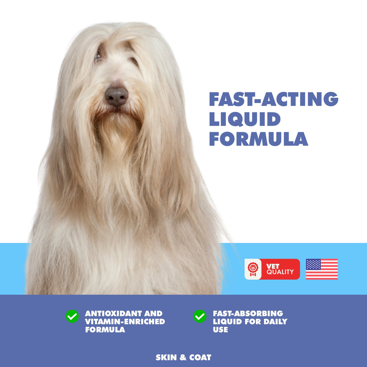 UBAVET Omega-3 Liquid for Dogs & Cats, 8 fl oz