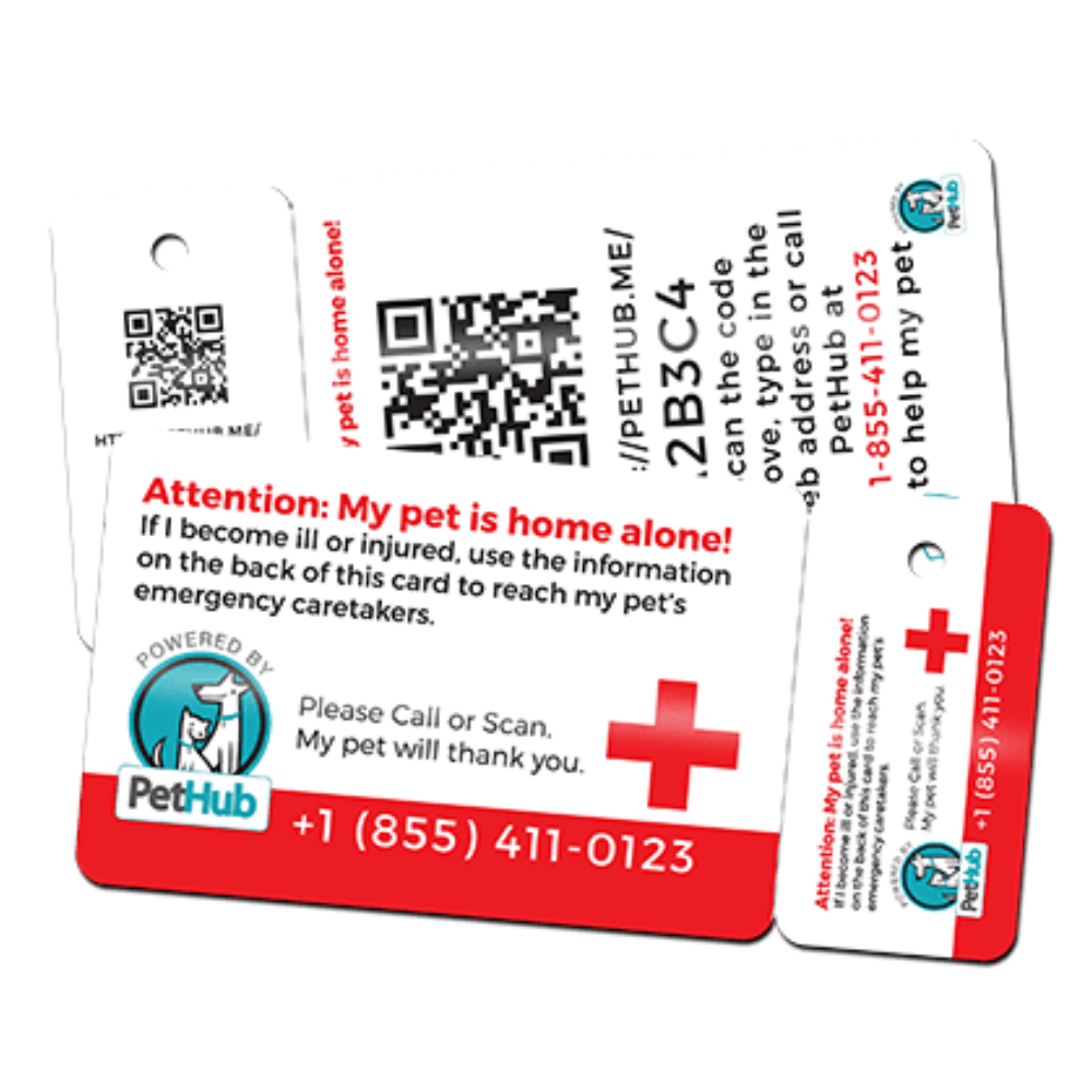 PetHub QR Pet ID Card for Emergencies - American Bark Bliss