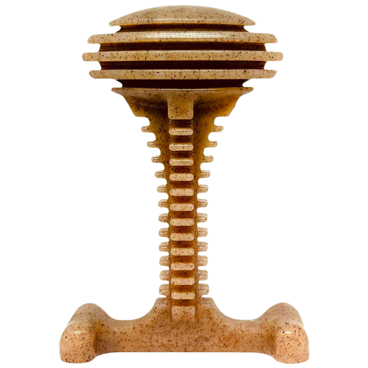 Honey Bone Dental Tower - Indestructible Nylon Dog Chew Toy XL | USA Made - American Bark Bliss