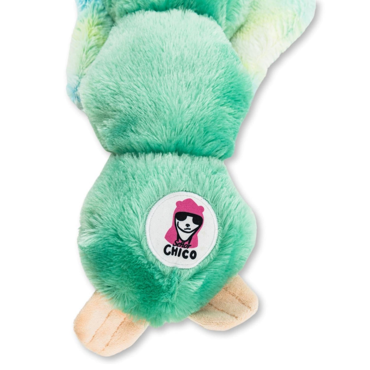 Mystical Mint Winged Sloth Plush Dog Toy, Four Squeakers & Crinkle Paper